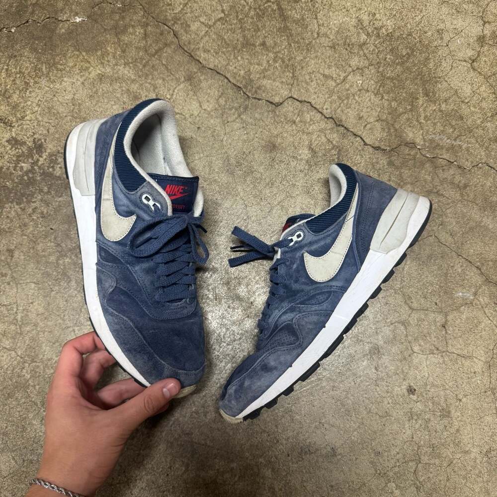 Nike Air Odyssey LTR Navy Blue Suede Sneakers Japanese  colorway (Style 684773-4